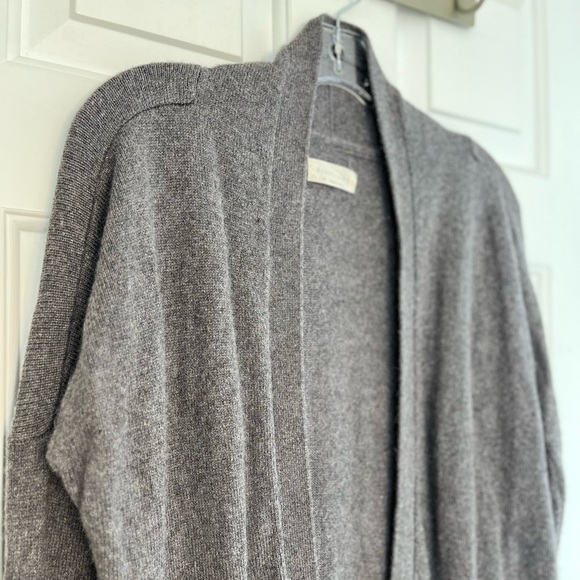 Aritzia Azure Skies Cashmere Angora Cardigan XS Grey - Picture 9 of 15